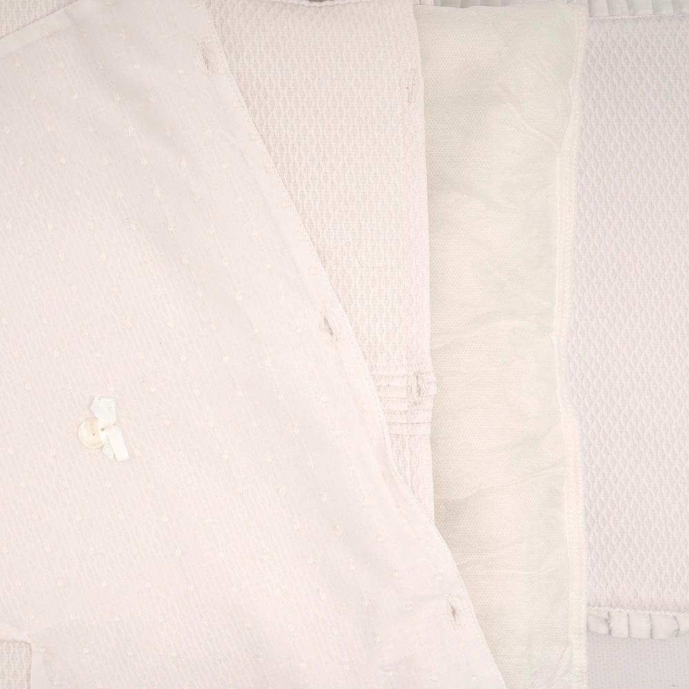 Colcha con saco capazo 3 usos Toscana Blanco Bimbi Class - Nanetes #